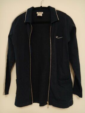 Authentic 1990's Roots Vintage Cotton Zip-Up Sweater